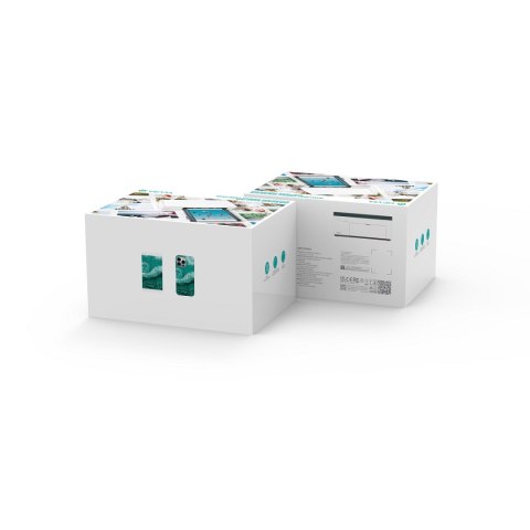 Devia drukarka MINI do zdjęć biała + 36szt arkuszy do druku