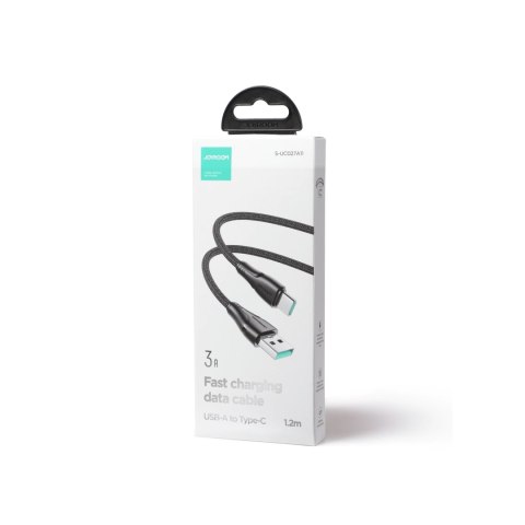 Kabel Joyroom Surpass Series A11 USB-A / USB-C 3A 0.25 m - czarny