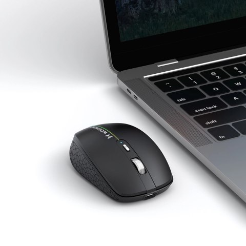 Mysz bezprzewodowa Wozinsky WMGK-1132 podświetlana RGB - czarna