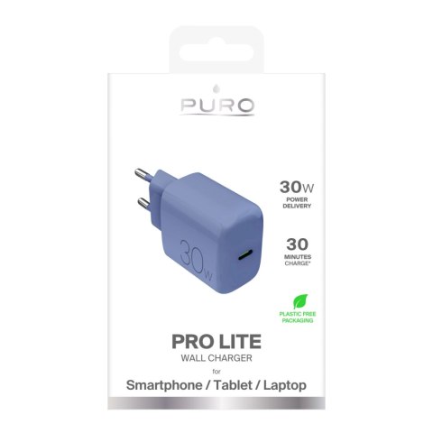 Puro "PRO LITE" wall charger 1xUSB-C, 30W