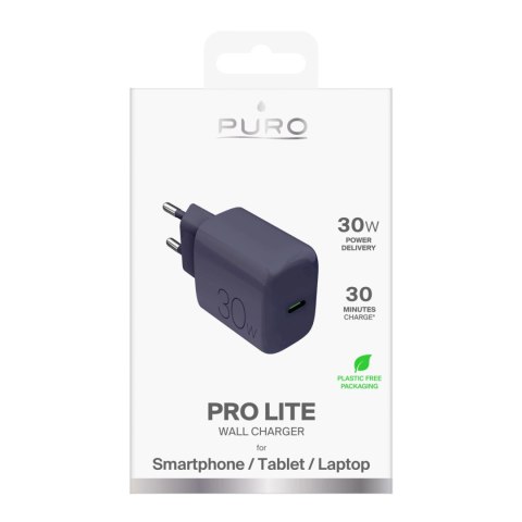 Puro "PRO LITE" wall charger 1xUSB-C, 30W