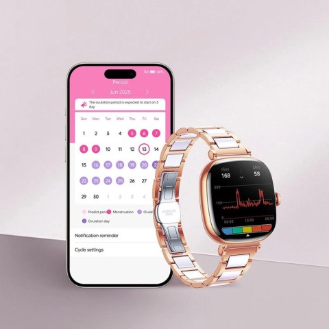 Smartwatch Joyroom Starlight JR-FS1 z możliwością odbierania połączeń - złoty