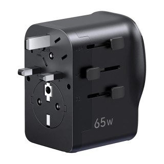 Adapter Ugreen S550 65W podróżny uniwersalny - czarny