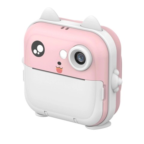 Aparat z drukarką termiczną Wozinsky WDT-01 kamera, dla dzieci - różowy