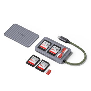 Czytnik kart pamięci Ugreen CM868 USB-C - szary