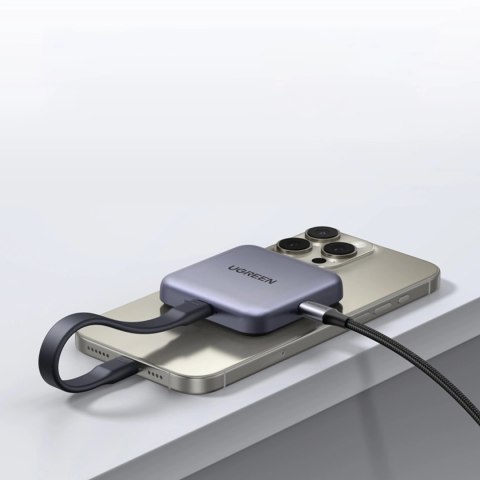 Czytnik kart pamięci Ugreen magnetyczny + ładowarka 100W PD 3w1 - szary