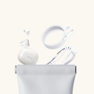 Etui Ugreen do przechowywania słuchawek z magnetycznym zamknięciem - białe