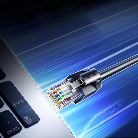 Kabel Ethernet Ugreen Cat6A UTP 8m - czarny