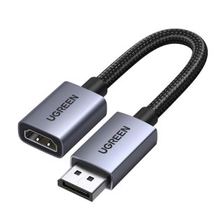 Kabel Ugreen DisplayPort do HDMI 4K 20cm - szary
