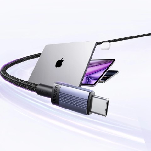 Kabel Ugreen USB-C do USB-C PD 100W 5A 3m - czarny