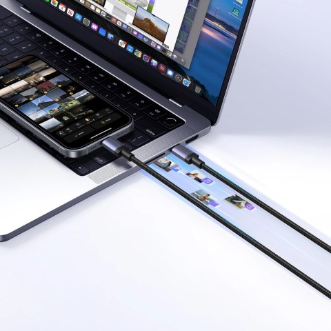 Kabel Ugreen USB-C do USB-C PD 240W 0,5m - czarny