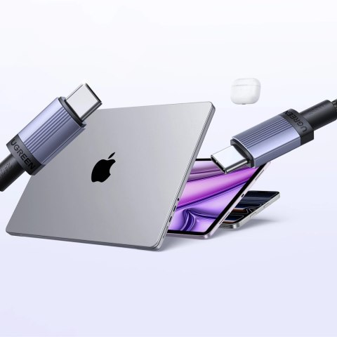 Kabel Ugreen USB-C do USB-C PD 240W 2m - czarny