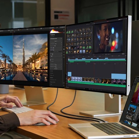 Kabel Ugreen USB4 40Gbps USB-C do USB-C 240W 8K 60Hz 1m - czarny