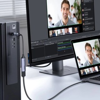 Karta przechwytująca Ugreen 4K USB-A/C 3.0 - HDMI - szara