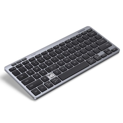 Klawiatura Ugreen bezprzewodowa Bluetooth 5.3 do 3 urządzeń - szara