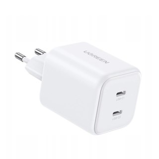 Ładowarka Ugreen GaN 45W 2xUSB-C - biała