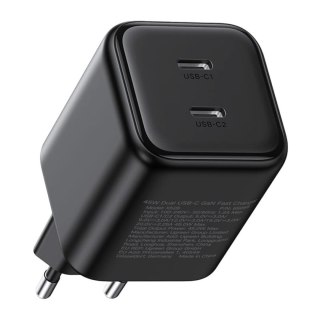 Ładowarka Ugreen GaN 45W 2xUSB-C - czarna