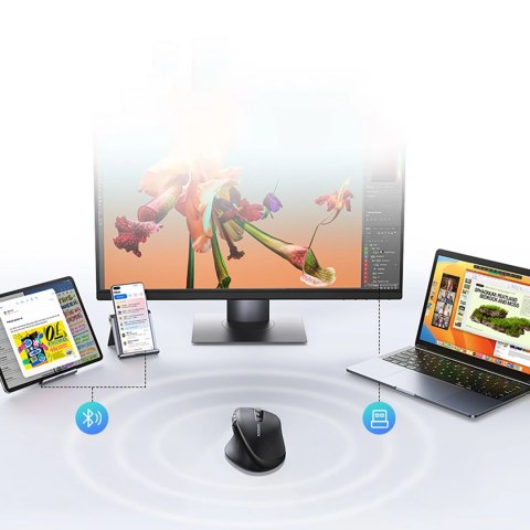 Myszka Ugreen bezprzewodowa optyczna - czarna