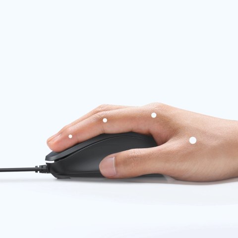 Myszka Ugreen przewodowa optyczna - czarna