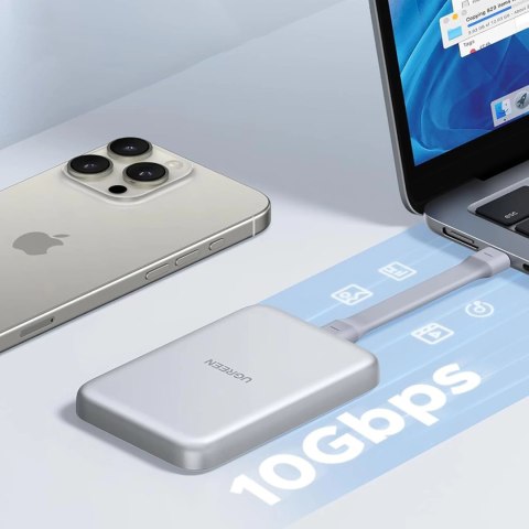 Obudowa Ugreen na dysk M.2 NVMe SSD magnetyczna - biała