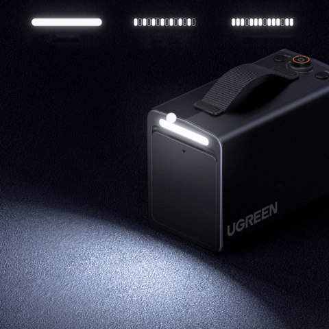 Pompka elektryczna Ugreen 150 PSI 12V do opon samochodowych z wyświetlaczem cyfrowym - szara