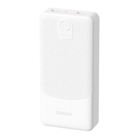 Powerbank Dudao K10Pro 2.4A 20000mAh 2 x USB-A - biały