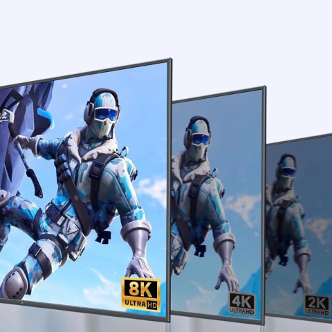 Przełącznik KVM Ugreen AK700 DisplayPort 8K 60Hz - szary