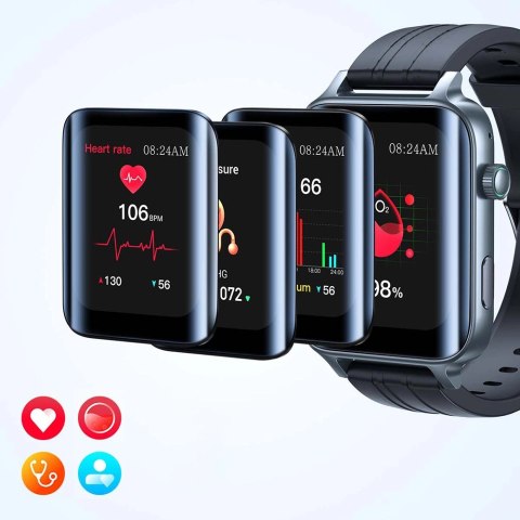 Smartwatch Joyroom Fit-Life JR-FT6 z funkcją odbierania połączeń / ochroną IP68 - czarny