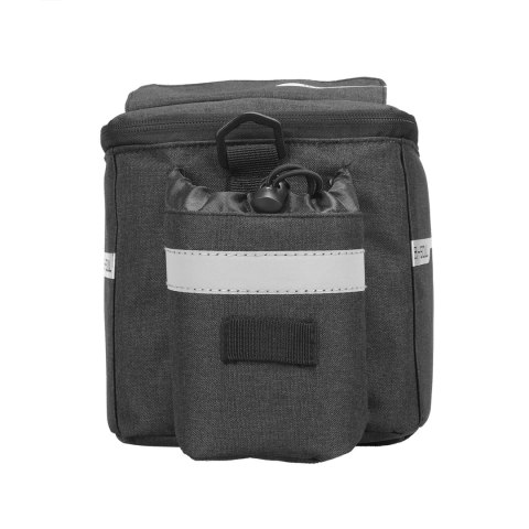 Torba rowerowa WYA26Y0S termiczna na bagażnik z paskiem na ramię - czarna