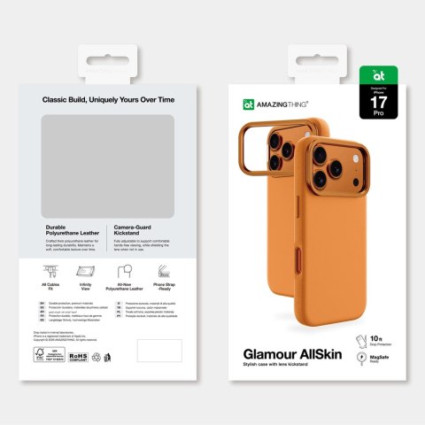 AMAZINGTHING Glamour 3 Lens iPhone 17 Pro Titan Orange