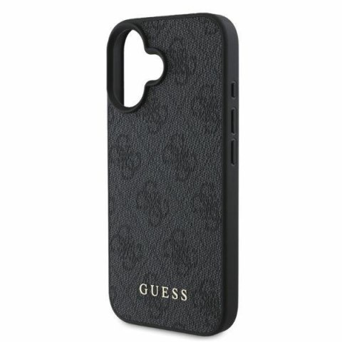 Guess nakładka do iPhone 16 6.1" czarny/black hardcase 4G Classic