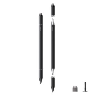 Rysik pasywny Joyroom JR-BP561 3w1 magnetyczny pojemnościowy stylus - czarny