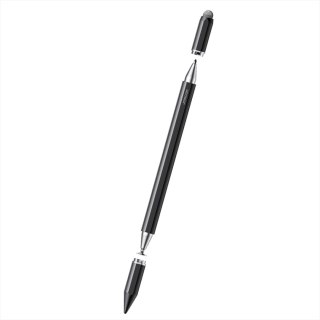 Rysik pasywny Joyroom JR-BP561 3w1 magnetyczny pojemnościowy stylus - czarny