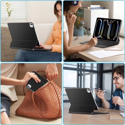 TECH-PROTECT SMARTCASE MAGNETIC + KEYBOARD IPAD PRO 11" 5 / 6 2024-2025 BLACK