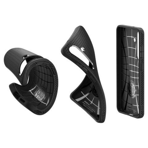 Etui Spigen Liquid Air na Samsung Galaxy S25 - czarny-mat