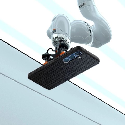 Etui Spigen Liquid Air na Samsung Galaxy S25 - czarny-mat