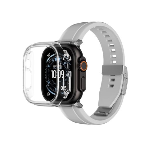 Etui ochronne AMAZINGTHING Minimal na Apple Watch UItra 3 49 mm - przezroczyste
