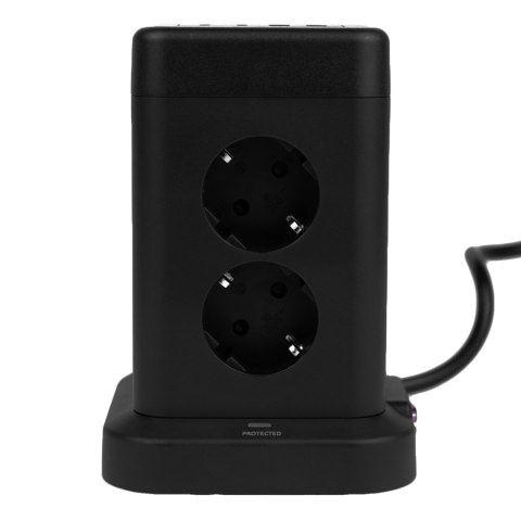 Huslog Przedłużacz pionowy z USB