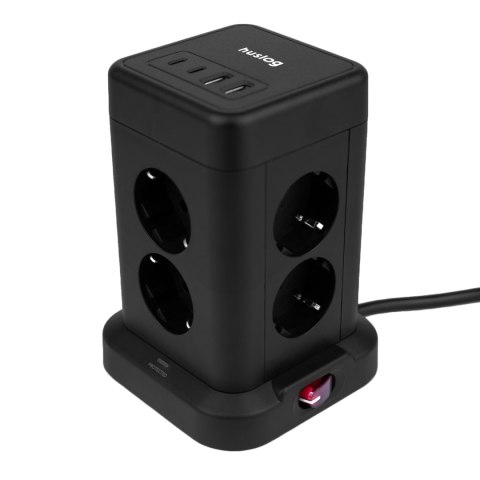 Huslog Przedłużacz pionowy z USB