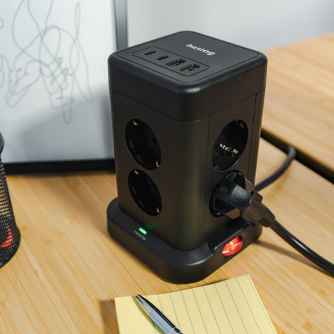 Huslog Przedłużacz pionowy z USB