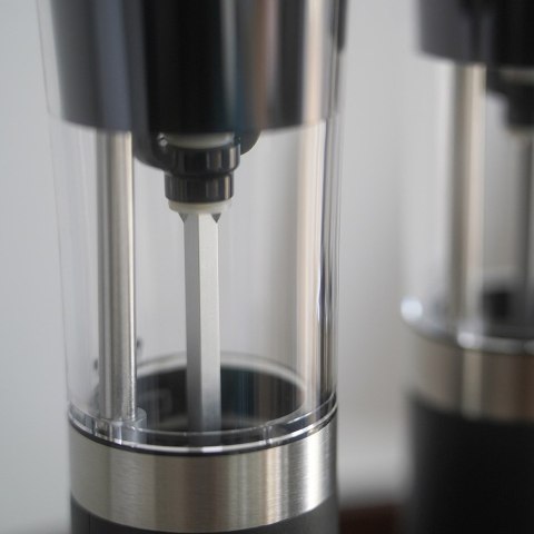 Huslog Zestaw młynków z bazą ładującą - czarny