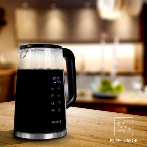 Huslog czajnik szklany automatyczny 1,7L AK-0832