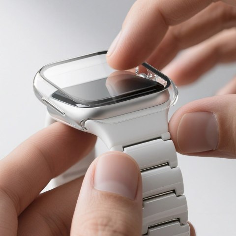 Szkło ochronne AMAZINGTHING Radix z etui na Apple Watch Series 11 46 mm - przezroczyste