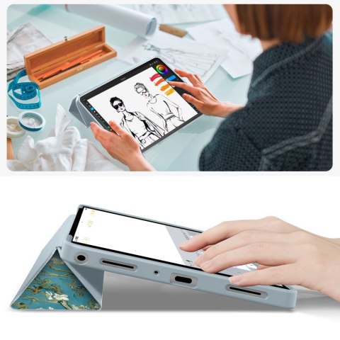 TECH-PROTECT SMARTCASE GALAXY TAB A9+ / A11+ PLUS 11.0 X210 / X215 / X216 / X230 / X235 / X236 SAKURA