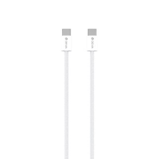 Devia kabel Smart EC325 PD USB-C - USB-C 1,0 m 60W 3A biały