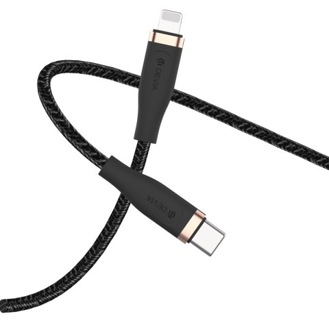 Devia kabel Star EC418 PD USB-C - Lightning 1,5 m 27W 3A czarny Devia kabel Star EC418 PD USB-C - Lightning 1,5 m 27W 3A czarny