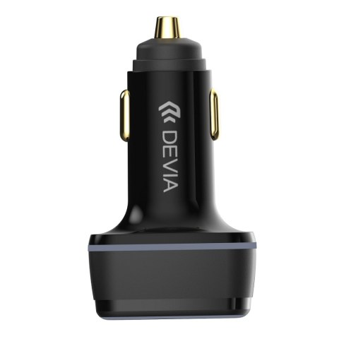 Devia ładowarka samochodowa Extreme 115W 2x USB-C 1x USB czarna Devia ładowarka samochodowa Extreme 115W 2x USB-C 1x USB czarna