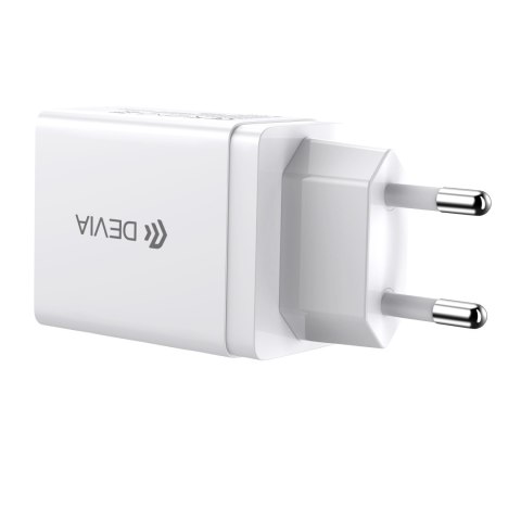 Devia ładowarka sieciowa Smart 2x USB 2,4A biała Devia ładowarka sieciowa Smart 2x USB 2,4A biała