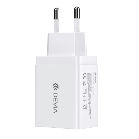 Devia ładowarka sieciowa Smart 2x USB 2,4A biała Devia ładowarka sieciowa Smart 2x USB 2,4A biała