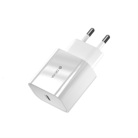 Devia ładowarka sieciowa Smart PD 1x USB-C 20W biała Devia ładowarka sieciowa Smart PD 1x USB-C 20W biała